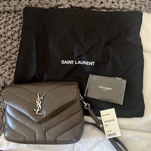 YSL lou lou toy crossbody in Faggio